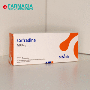 CEFRADINA 500MG 8COMP